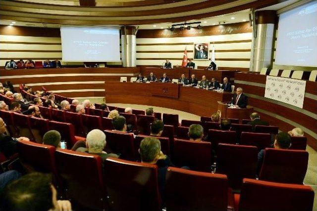 Çetin İlk Kez Atso Başkanı Olarak Meclis Toplantısında