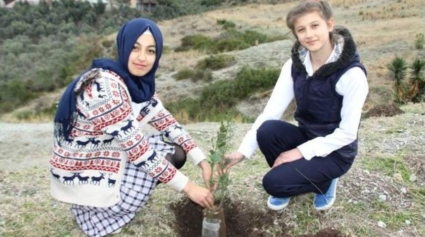 Erzin&rsquo;de &Ouml;zgecan Hatıra Ormanı Kuruldu