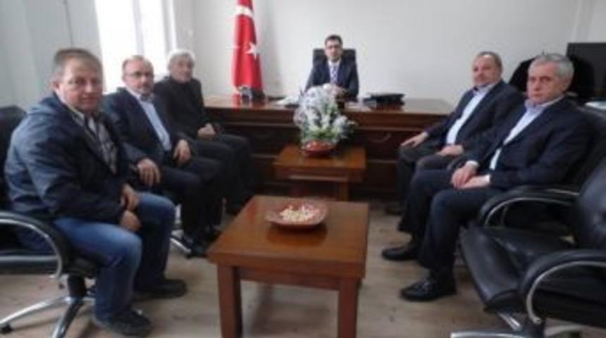 &Ccedil;an Ziraat Odası Y&ouml;netiminden Kaymakam Kakillioğlu&rsquo;na Ziyaret