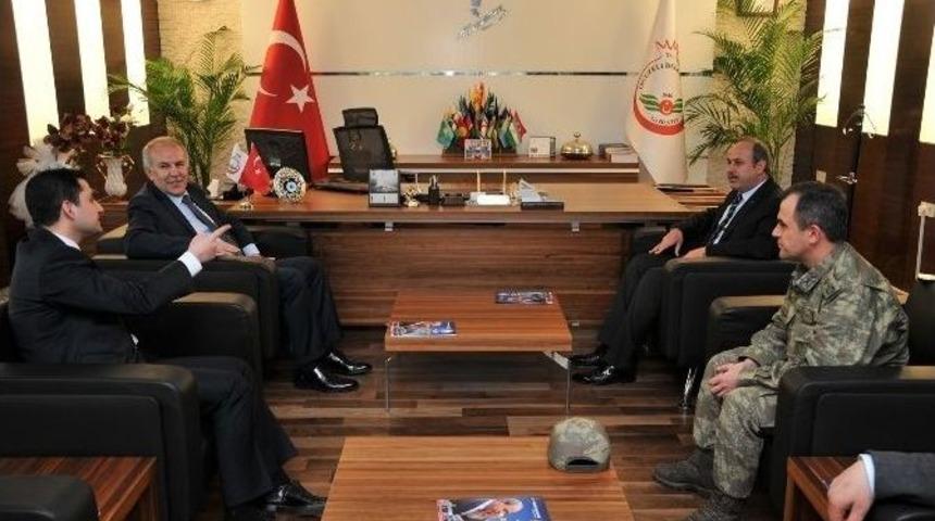 Vali Erdal Ata&rsquo;dan Oğuzeli Belediyesi&rsquo;ne Veda Ziyareti