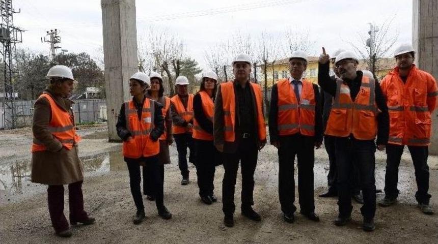 Eşbaşkan Anlı, K&uuml;lt&uuml;r Ve Kongre Merkezi İnşaatını İnceledi