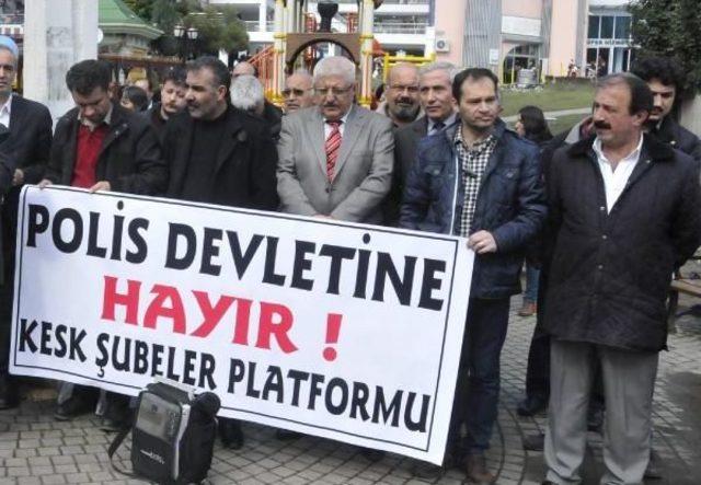 İzmit'te İç Güvenlik Yasa Tasarısı Protestosu