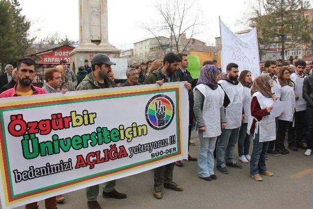 Bingöl’de Öğrenciler Açlık Grevi Başlattı