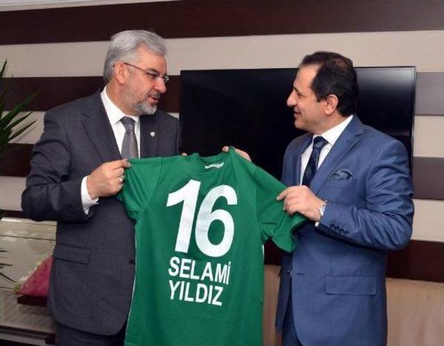 Bursaspor’Dan Emniyet Müdürü Ve Başsavcıya Ziyaret