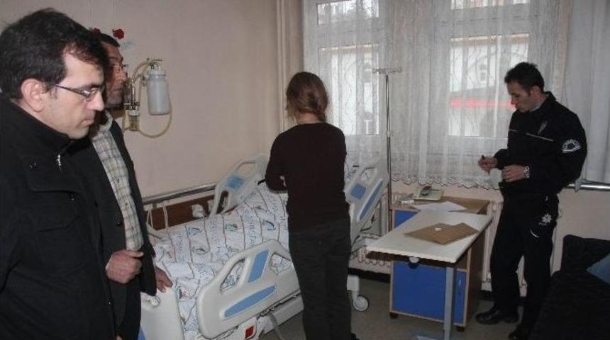 Ambulans Şof&ouml;r&uuml;ne Hasta Yakınından Darp İddiası
