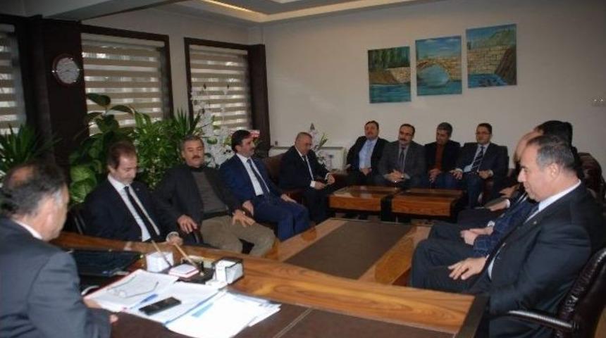 M&uuml;siad Yeni Y&ouml;netiminden Kaymakam Dursun&rsquo;a Ziyaret