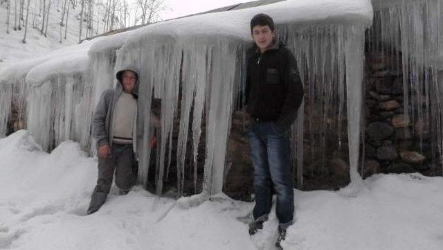 Kurtik Dağı'nda Buzdan Tablo