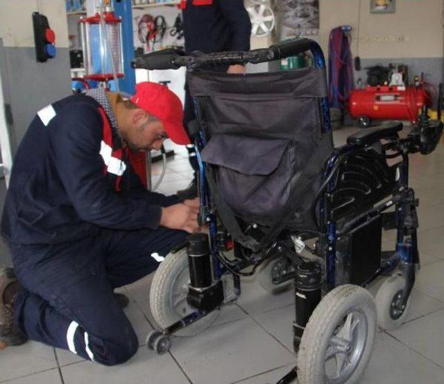 Ordu'da Engelli Araçlarının Bakımını Yapan Işyeri Açtı