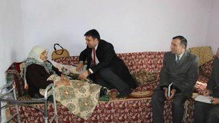 Kadışehri Kaymakamı Ali Doğan İlçedeki Yaşlıları Tek Tek Ziyaret Etti