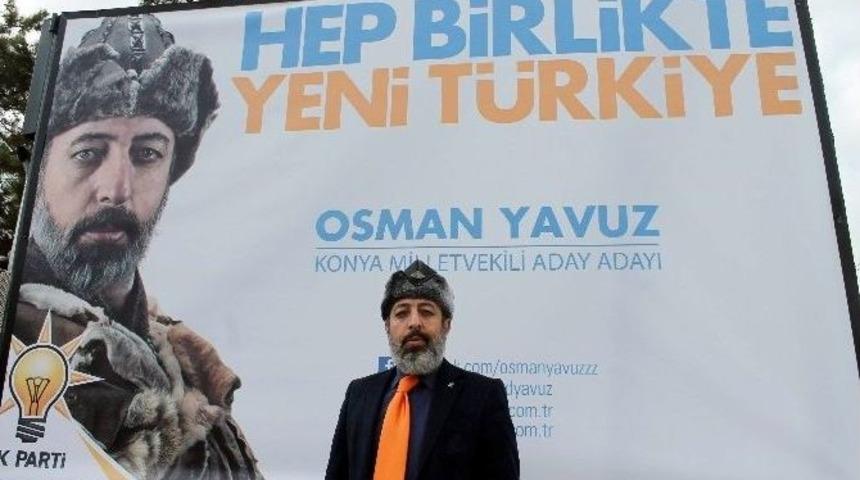 Ak Partili Aday Adayından İlgin&ccedil; Afiş