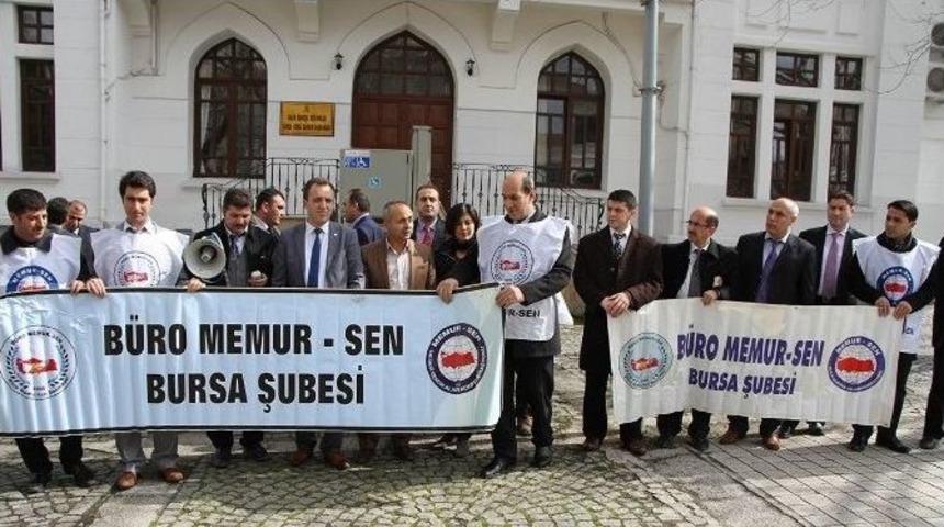 Maliye &Ccedil;alışanları Vergi Haftasını Eylemle Kutladı