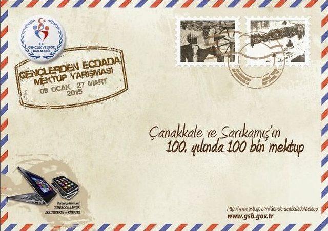 Çanakkale Ve Sarıkamış’ın 100. Yılında 100 Bin Mektup