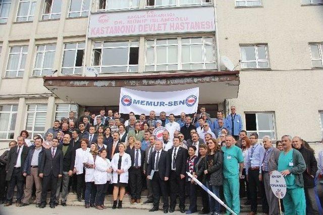 Sağlık-sen Şube Başkanı &Ouml;z, Sağlık &Ccedil;alışanlarına Yıpranma Payı İstedi 1