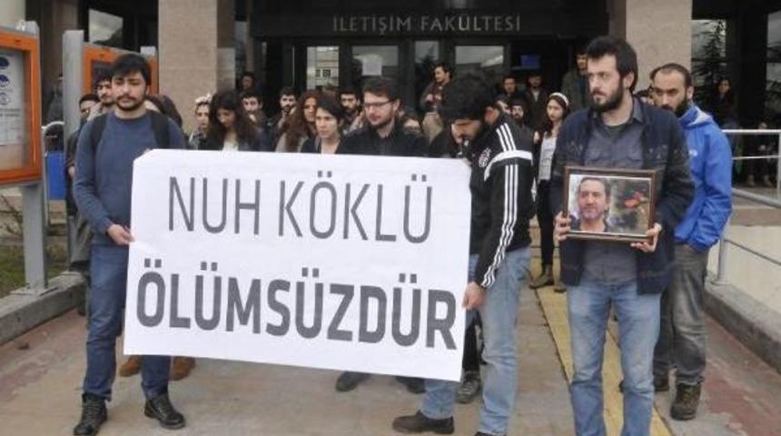 İletişim Fak&uuml;ltesi &Ouml;ğrencileri Gazeteci Nuh K&ouml;kl&uuml;'y&uuml; Andı