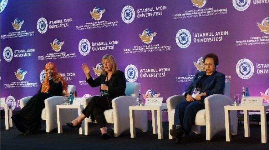 Nobel Barış &Ouml;d&uuml;ll&uuml; Kadınlardan &Ouml;zgecan Mesajı