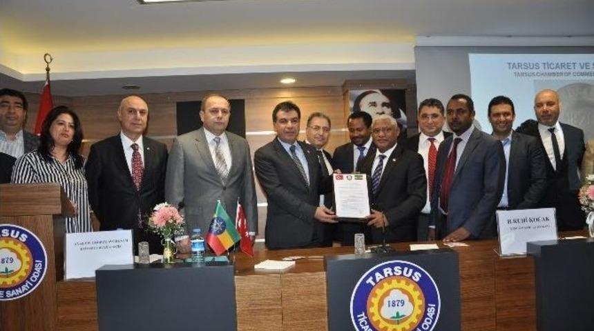 Etiyopya İle Tarsus Arasında İşbirliği Protokol&uuml; İmzalandı