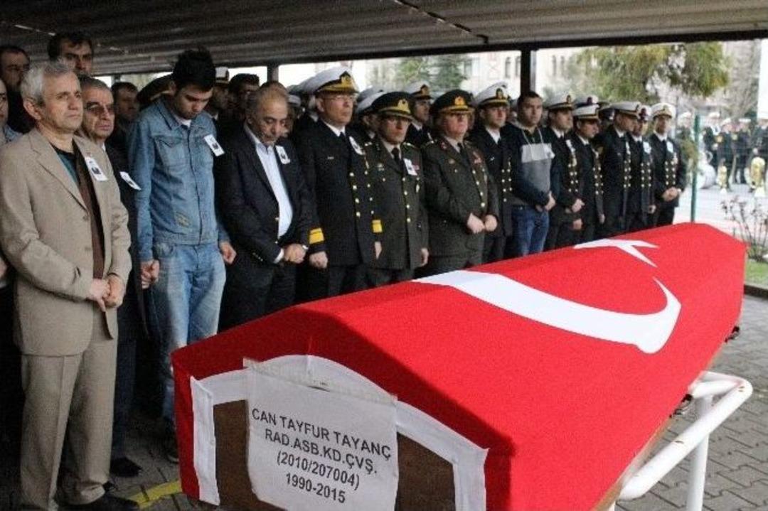 Kamarasında &Ouml;l&uuml; Bulunan Astsubay Askeri T&ouml;renle Son Yolculuğuna Uğurlandı