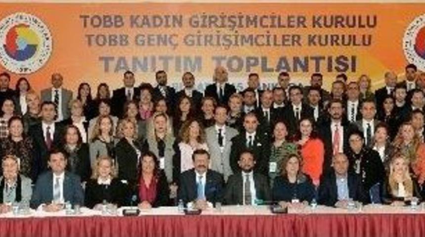 Edirne Kadın Ve Gen&ccedil; Girişimciler Kurulu Başkanları Tobb M&uuml;şterek Toplantısına Katıldı