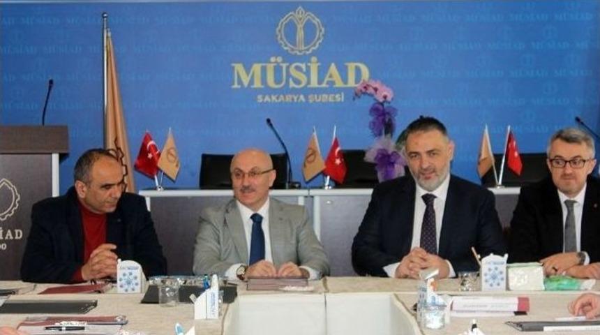 Hacıey&uuml;poğlu M&uuml;siad&rsquo;ı Ziyaret Etti