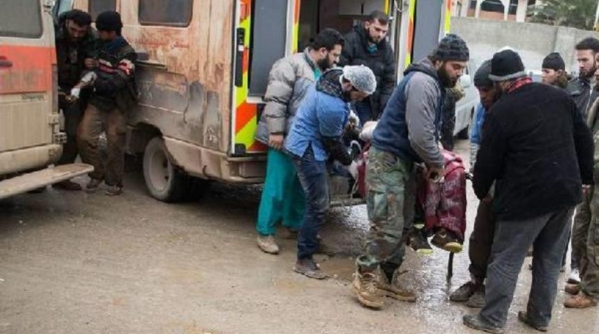 İdlib'te &Ccedil;atışma: 60 Yaralı