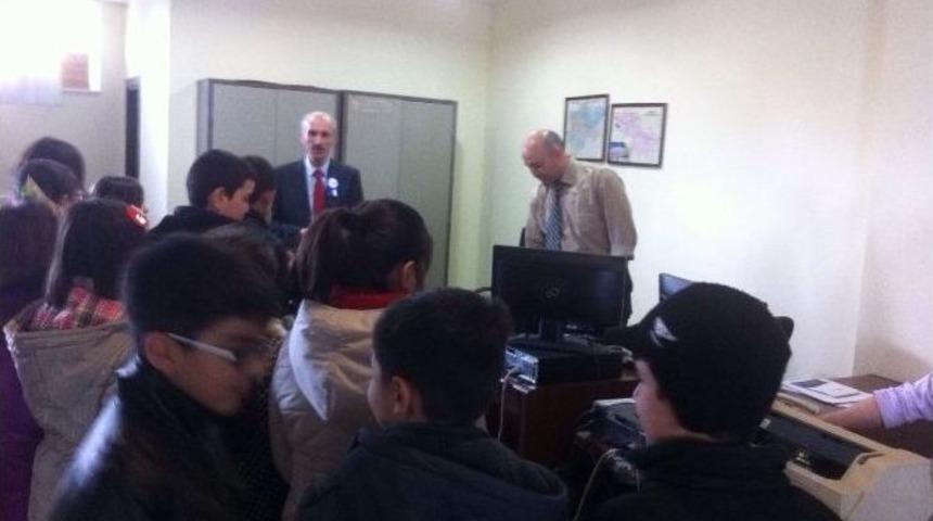 &Ouml;ğrencilerden Develi Vergi Dairesine Ziyaret