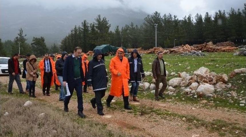 Kapı&ccedil;ay&rsquo;da Dsi, Karayolları Ve Orman B&ouml;lge M&uuml;d&uuml;rlerinden Ortak Et&uuml;t &Ccedil;alışması