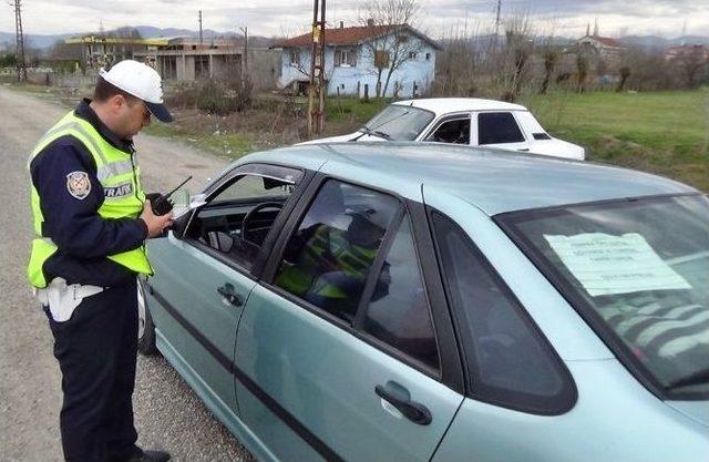 Çaycuma Emniyetinden Trafik Uygulaması