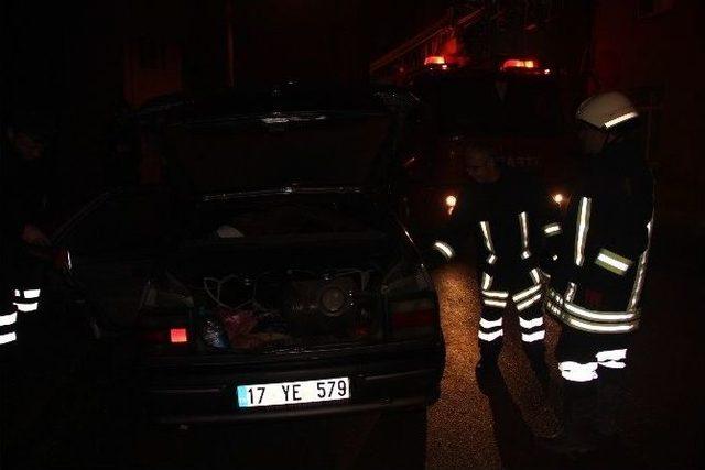 &Ccedil;an&rsquo;da Park Halindeki Ara&ccedil; Yandı 2