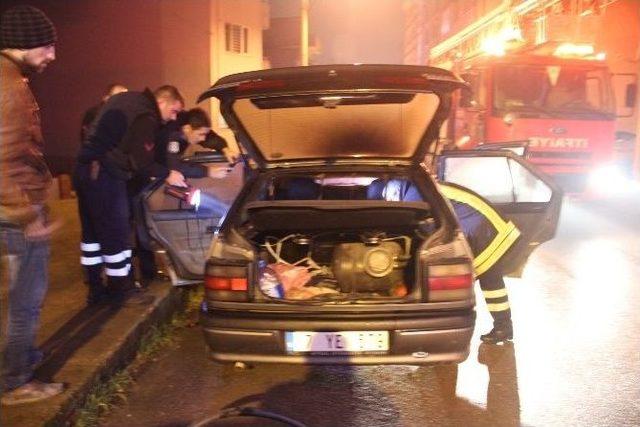 &Ccedil;an&rsquo;da Park Halindeki Ara&ccedil; Yandı 3