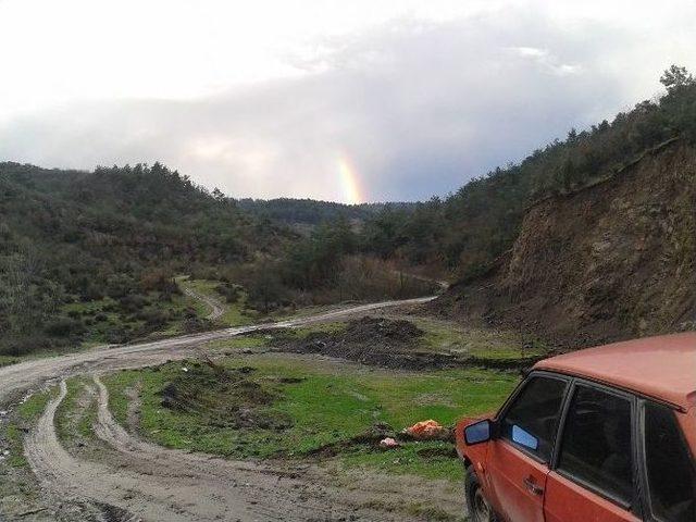 Kazdağlarında Gökkuşağı Manzarası