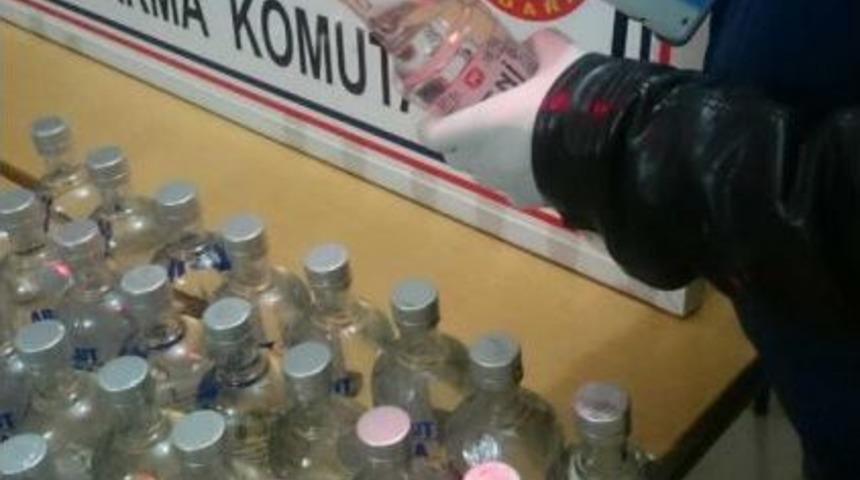 Uludağ'a G&ouml;t&uuml;r&uuml;len 192 Şişe Ka&ccedil;ak I&ccedil;ki Ele Ge&ccedil;irildi