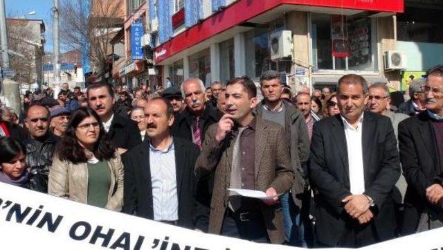 Tunceli'de İç Güvenlik Paketi Protestosu