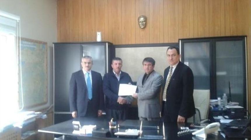 Orman İşletmesinden Şof&ouml;rlere Teşekk&uuml;r Belgesi