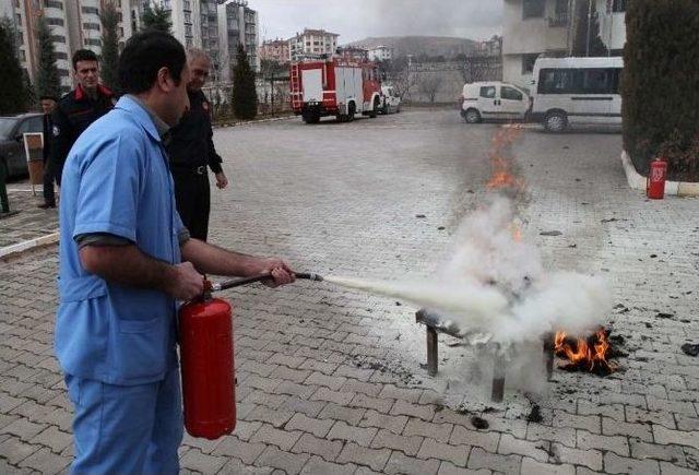 Huzurevinde Yangın Tatbikatı