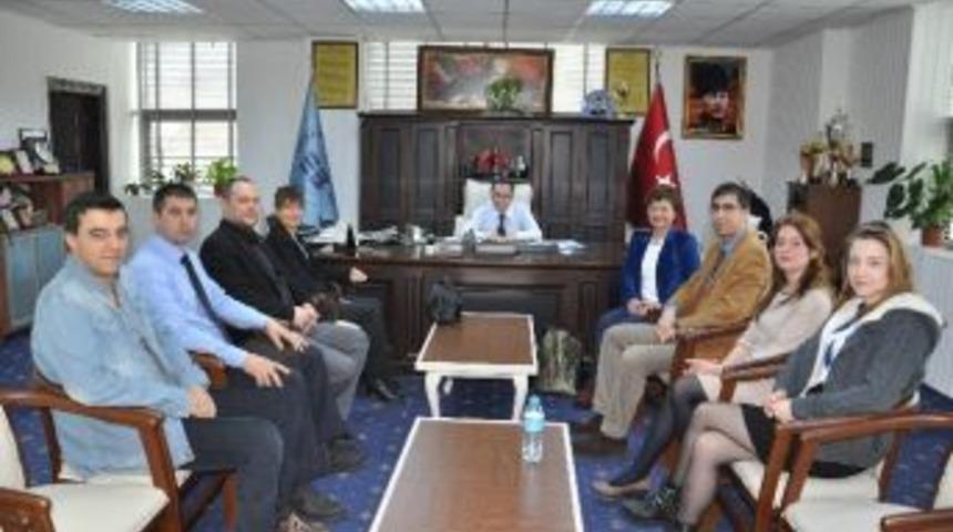 Antandros Derneği&rsquo;nden Başkan Saka&rsquo;ya Ziyaret