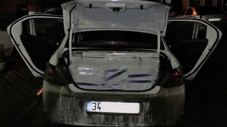 Erzincan&rsquo;da 5 Bin 490 Paket Ka&ccedil;ak Sigara Ele Ge&ccedil;irildi