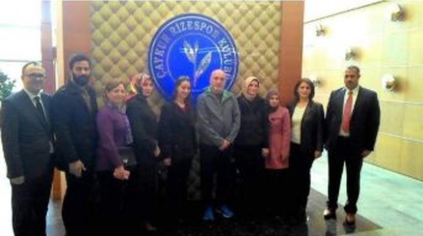 Rize Kent Konseyi Kadın Meclisi &Uuml;yelerinden, Teknik Adam Karaman&rsquo;a Ziyaret