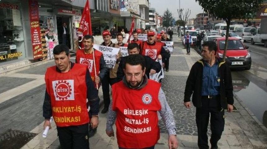 Nakliye İş Sendikası&rsquo;na Bağlı Ptt &Ccedil;alışanları Tepkili