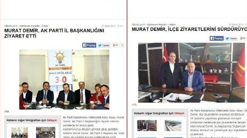 Murat Demir&rsquo;in Aday Adaylığı, Ulusal Basında Ses Getirdi