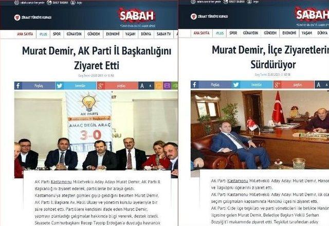 Murat Demir’in Aday Adaylığı, Ulusal Basında Ses Getirdi