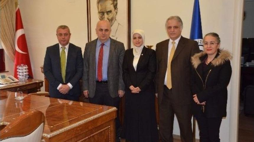 Ak Parti Milletvekili Aday Adayı Ayşe Sula K&ouml;seoğlu&rsquo;ndan Kt&uuml; Rekt&ouml;r&uuml; Baykal&rsquo;a Ziyaret