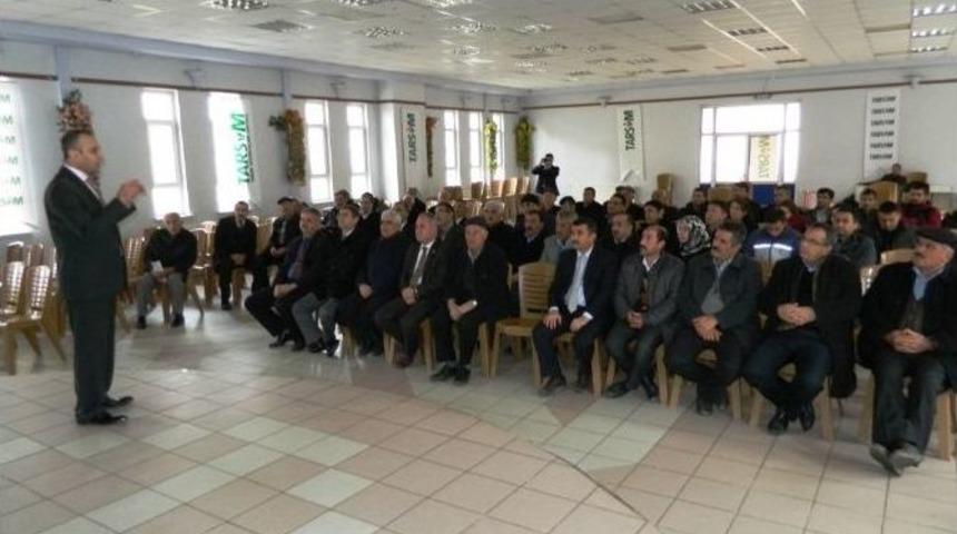 &Ccedil;ift&ccedil;ilere Tarımsal Sigorta Sistemi Anlatıldı