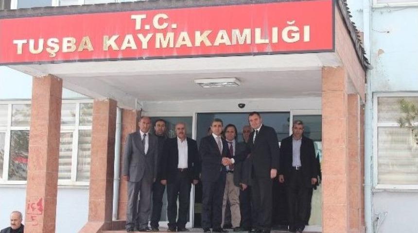 Ak Parti Milletvekili Aday Adayı Şahin&rsquo;den Tuşba Kaymakamı Sarı&rsquo;ya Ziyaret