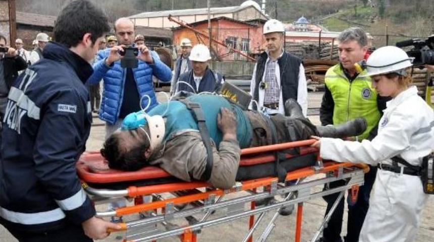 Maden Ocağında Acil Tahliye Tatbikat