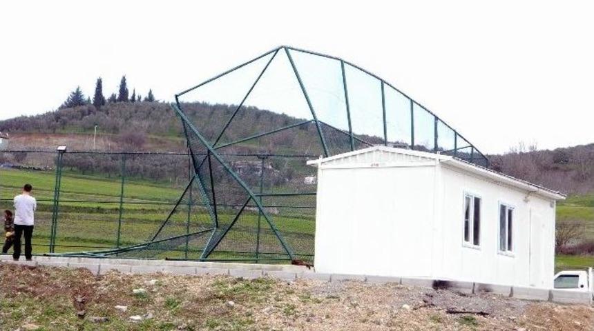 Lodosun Zarar Verdiği &Ccedil;im Saha Onarılıyor