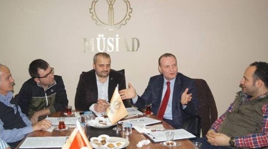 Cevat Kır, M&uuml;siad Ziyaretinde Sorunlara &Ccedil;&ouml;z&uuml;m &Ouml;nerileri Getirdi