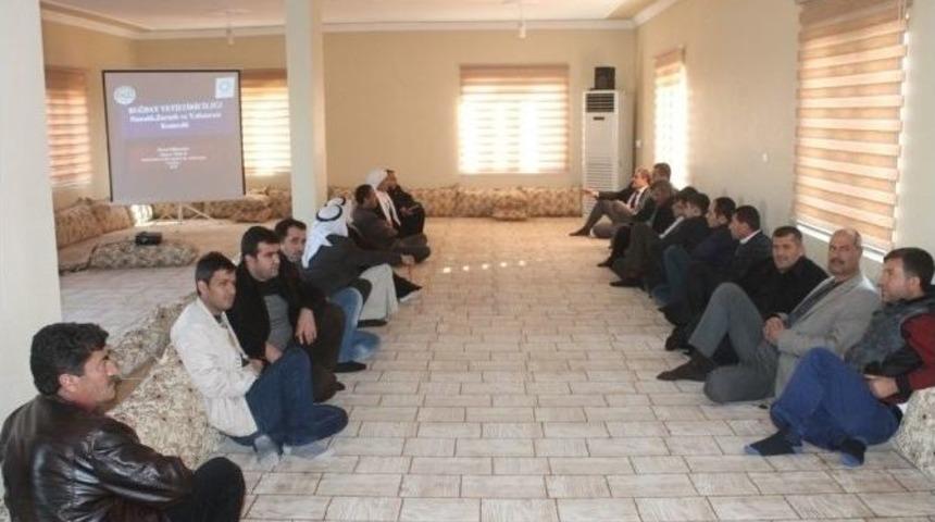 Kızıltepe&rsquo;deki &Ccedil;ift&ccedil;iler Buğday Yetiştiriciliği Hakkında Bilgilendirildi