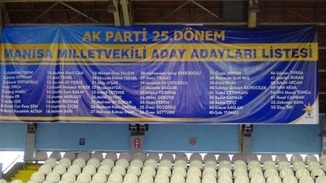 Manisa Ak Parti&rsquo;de Temay&uuml;l Yoklaması Heyecanı