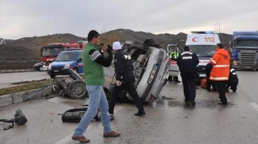 Kırıkkale 'de Kaza: 4 Yaralı