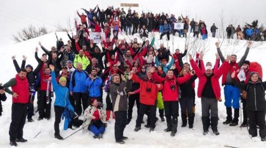 İkizdere&rsquo;De 'ka&ccedil;karlara Doğru' Kar Y&uuml;r&uuml;y&uuml;ş&uuml; Başladı